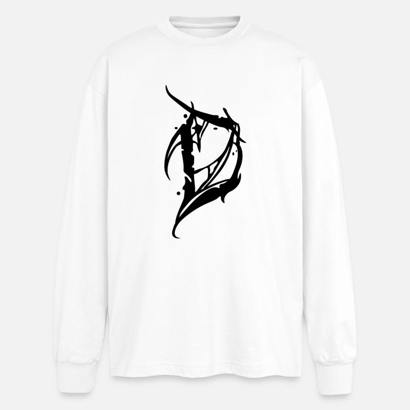 D - T-shirt manches longues oversize - blanc