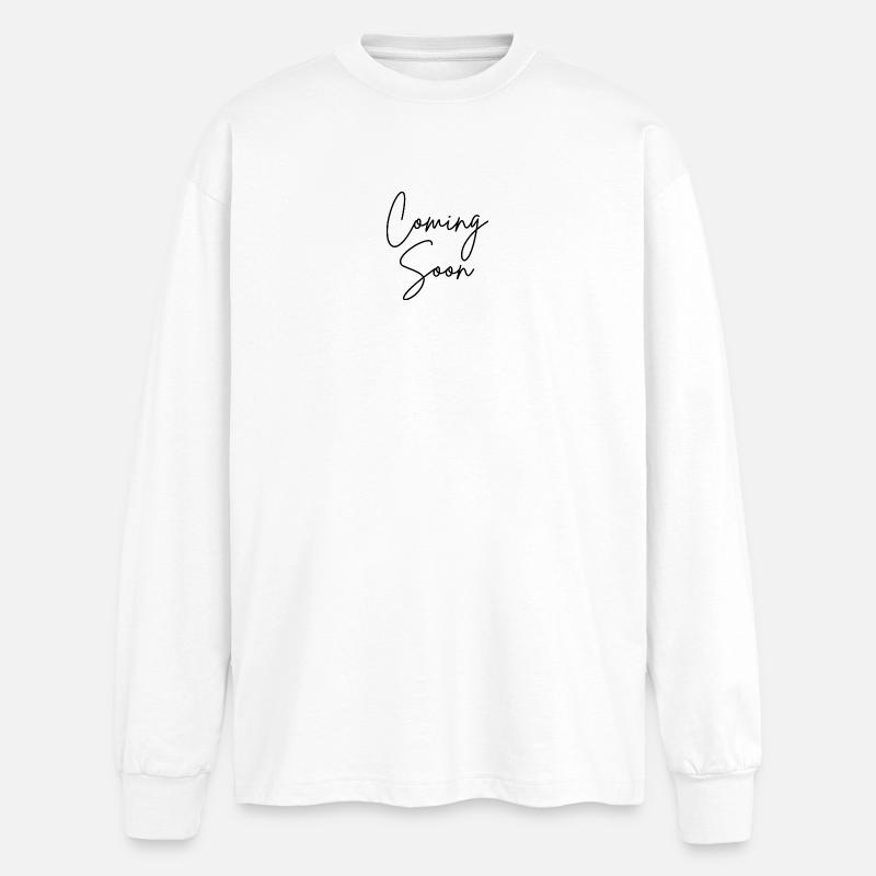 Demnächst - Oversized Langarmshirt  - Weiß