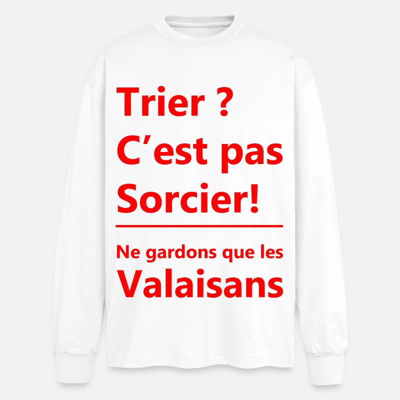 Sorting is not rocket science! Let's keep only the Valai - Oversized Long Sleeve T-Shirt - white