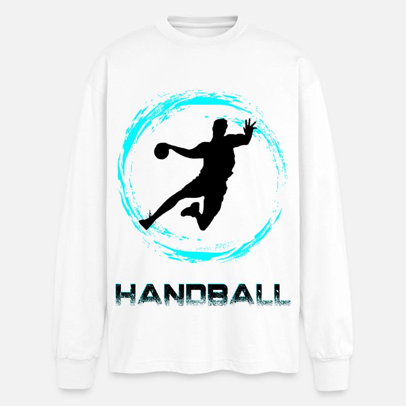 Handball - Oversized Langarmshirt  - Weiß