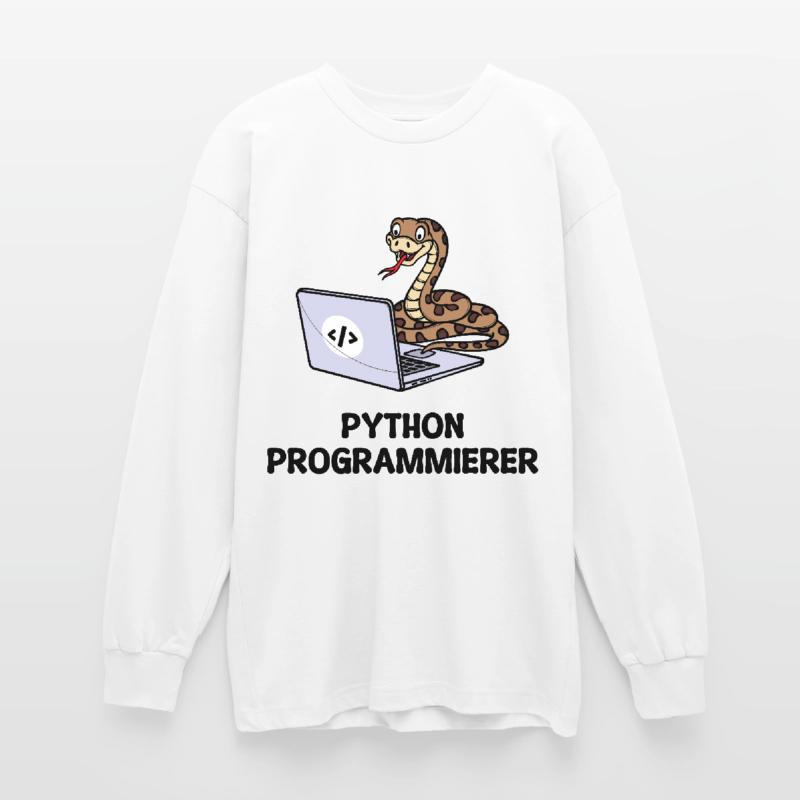 Programmierer Computer Code Developer Statement Oversized Langarmshirt 