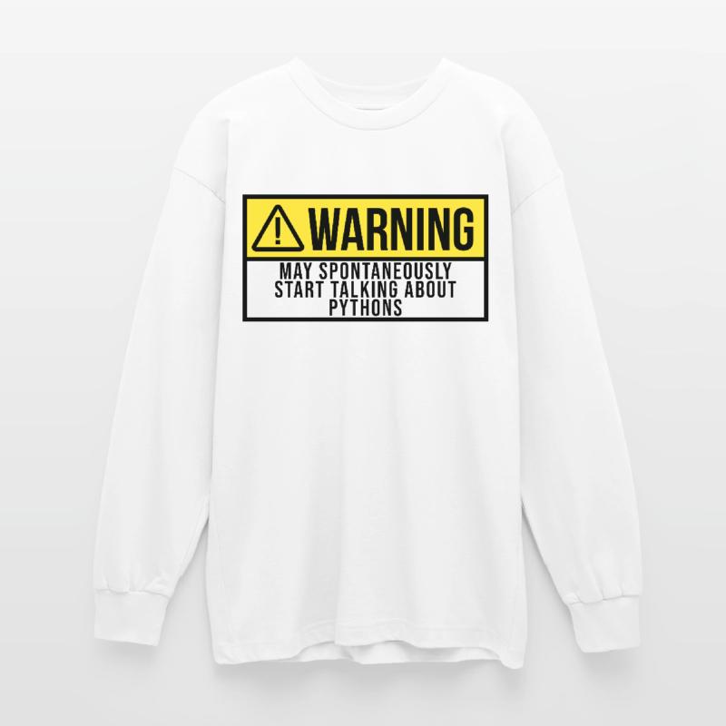 Python Oversized Langarmshirt 
