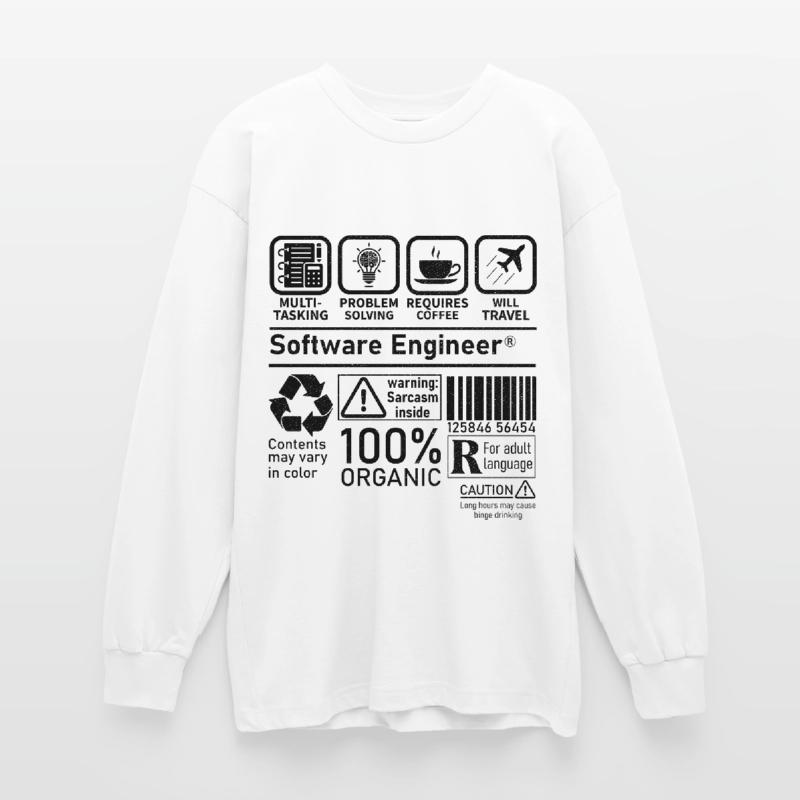 software engineer multi tasking problem solving Oversized Langarmshirt 