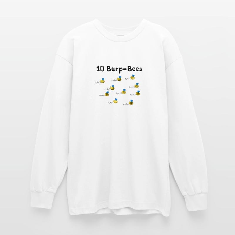 10 Burpees - oder waren es 10 Burp Bees? Oversized Langarmshirt 