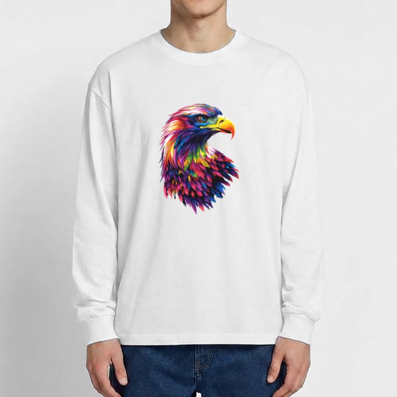 Eagle Bald Eagle Golden Eagle White-tailed Eagle Oversized Long Sleeve T-Shirt