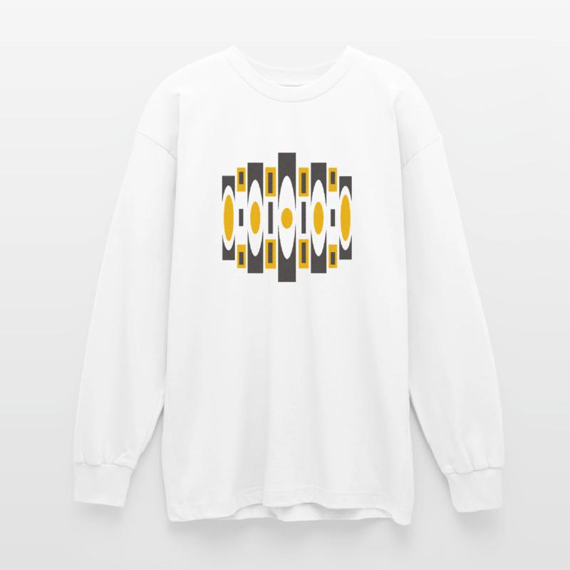 Psychedelic pattern by Cean Oversized Long Sleeve T-Shirt