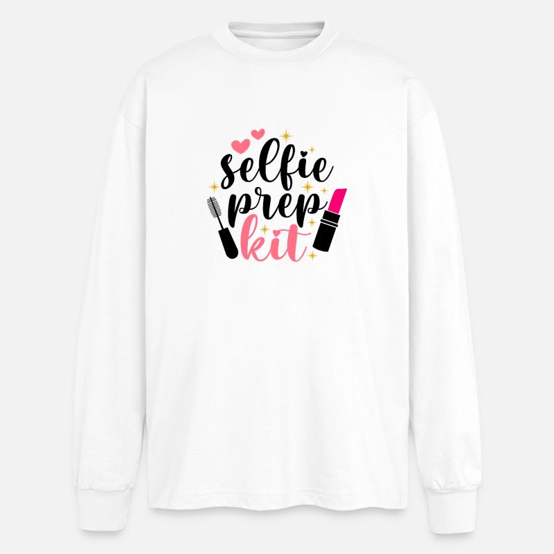 Sternenherz-Kit - Oversized Langarmshirt  - Weiß