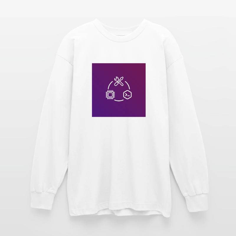 Outil de code de puce TechKreis T-shirt manches longues oversize