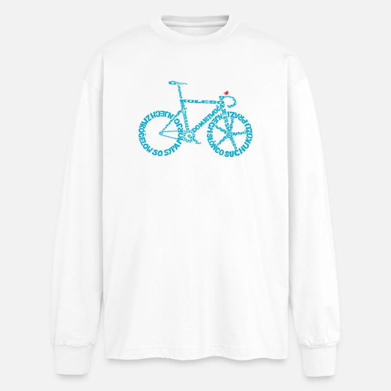 KOLESO « BASEŃ » - T-shirt manches longues oversize - blanc