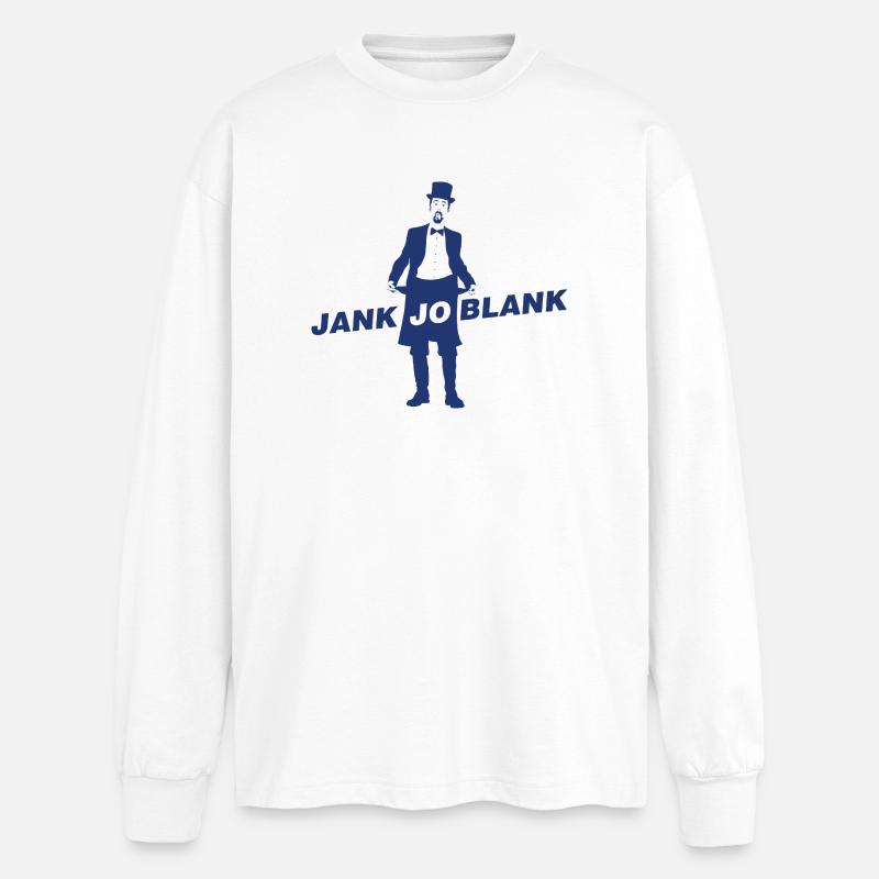 JANK JO BLANK - Oversized Long Sleeve T-Shirt - white