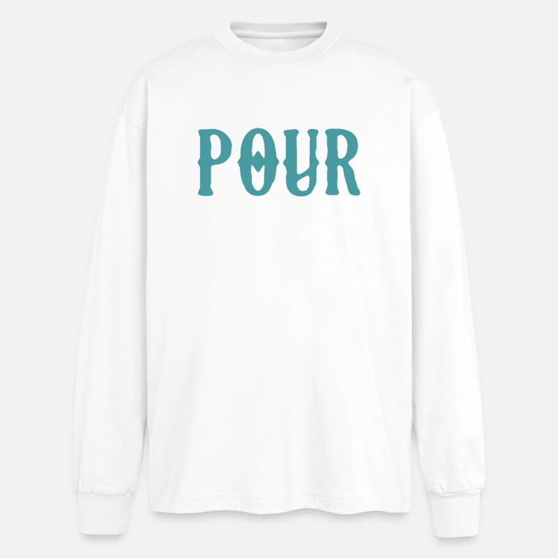 Pipo - Oversized Long Sleeve T-Shirt - white