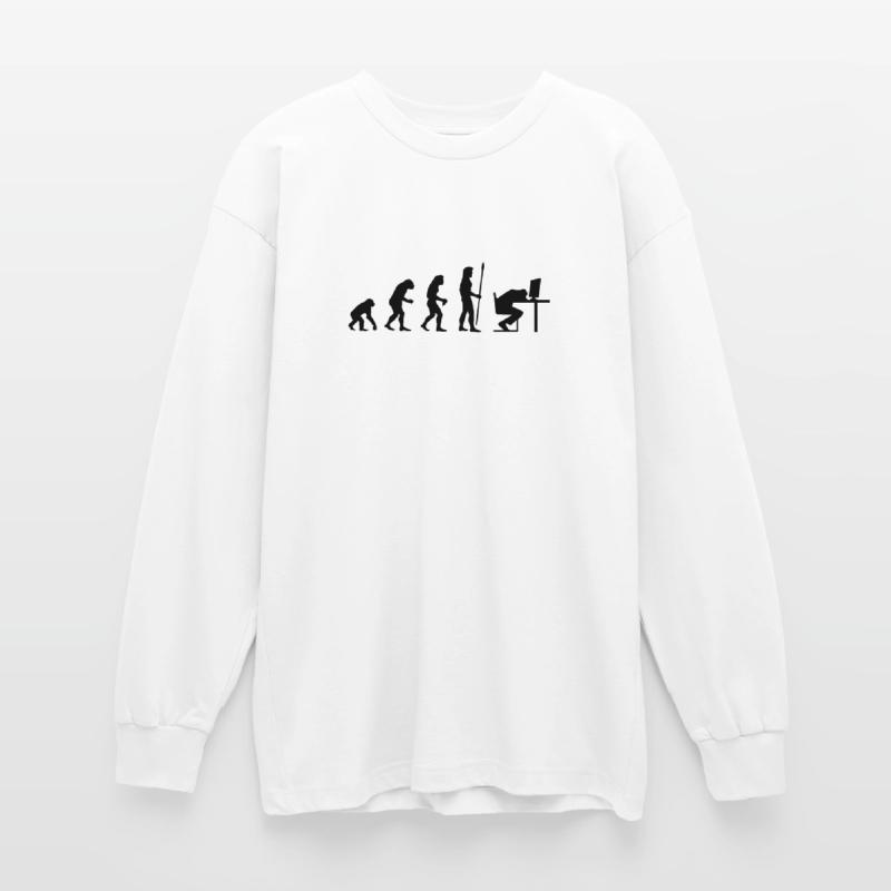 evolution_pc_4 Oversized Long Sleeve T-Shirt