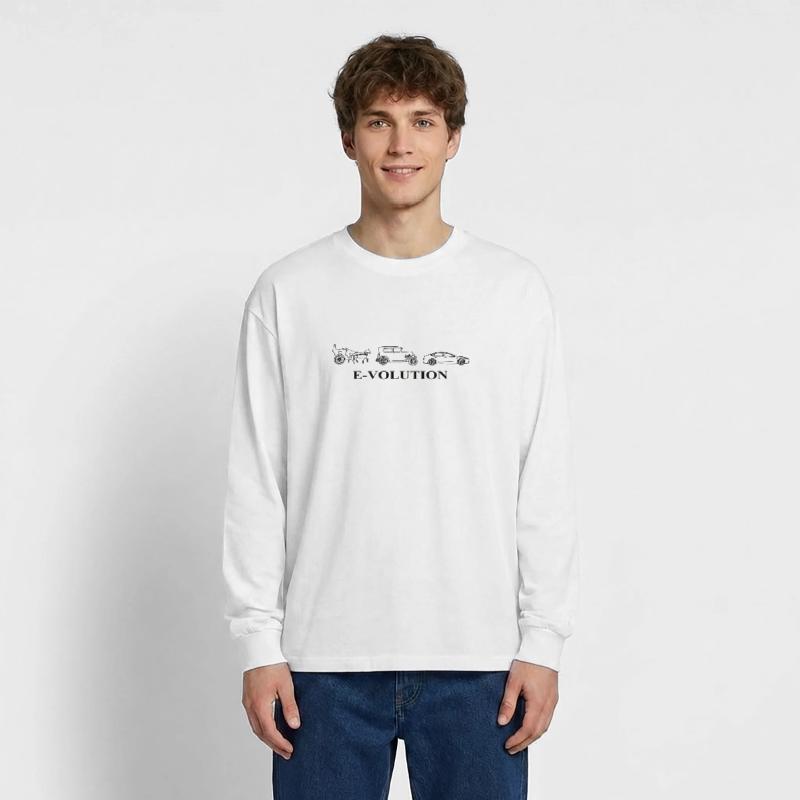 Oversized Langarmshirt