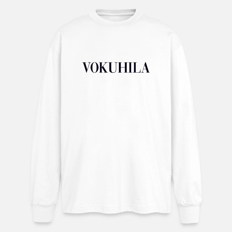 mullet - Oversized Long Sleeve T-Shirt - white