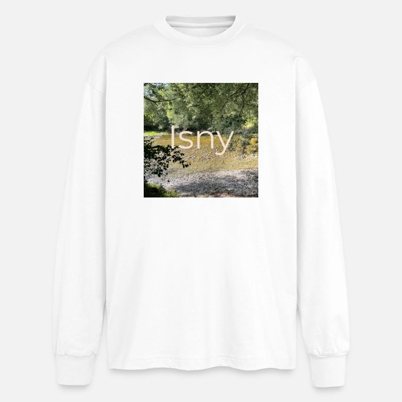 J.H - Oversized Langarmshirt  - Weiß