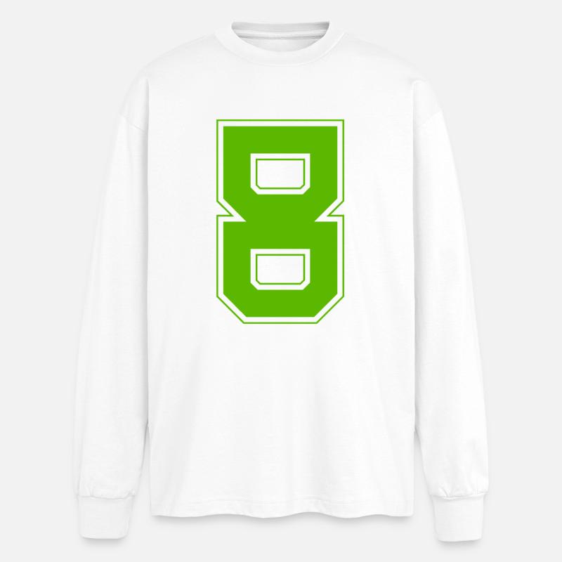 z8 - Oversized Langarmshirt  - Weiß