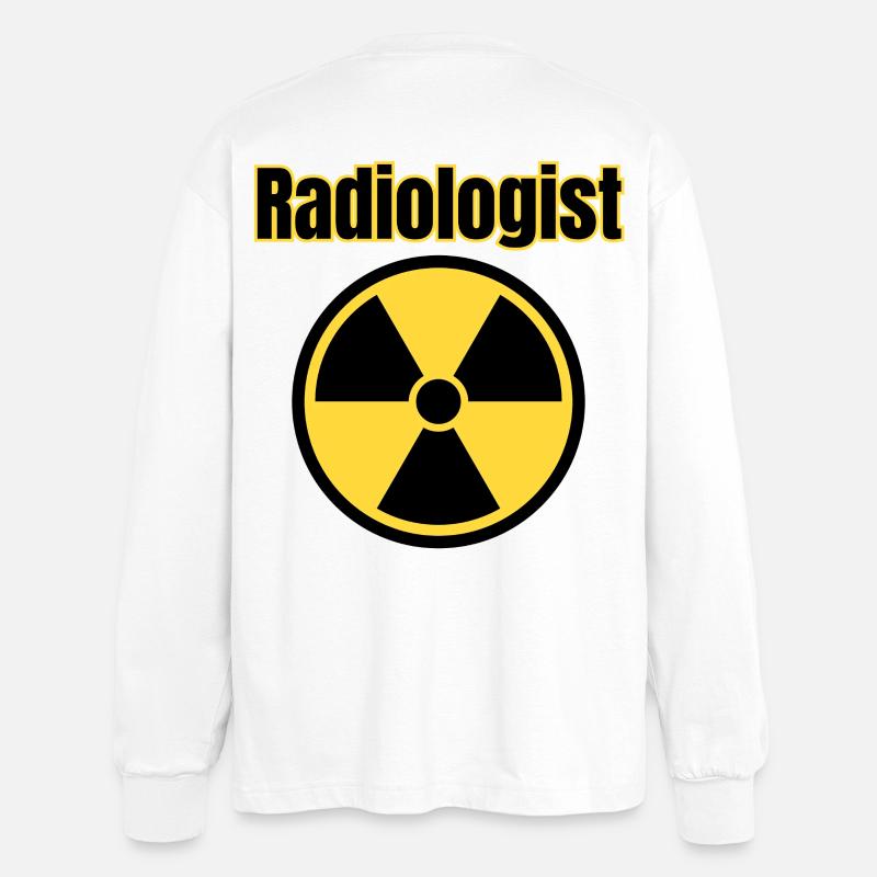Radiologe - Oversized Langarmshirt - Weiß