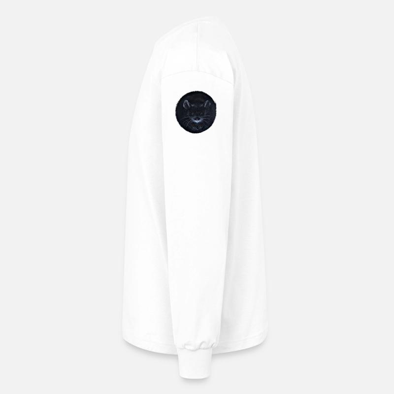 I see you - Maus - Oversized Langarmshirt  - Weiß