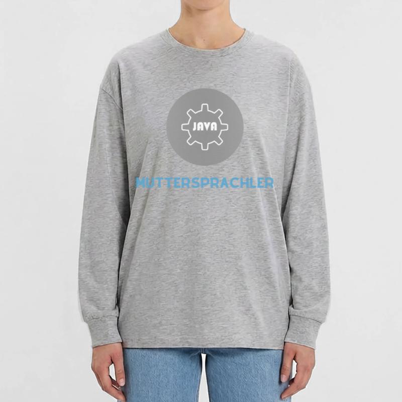 Native speaker: JavaScript Edition Oversized Long Sleeve T-Shirt