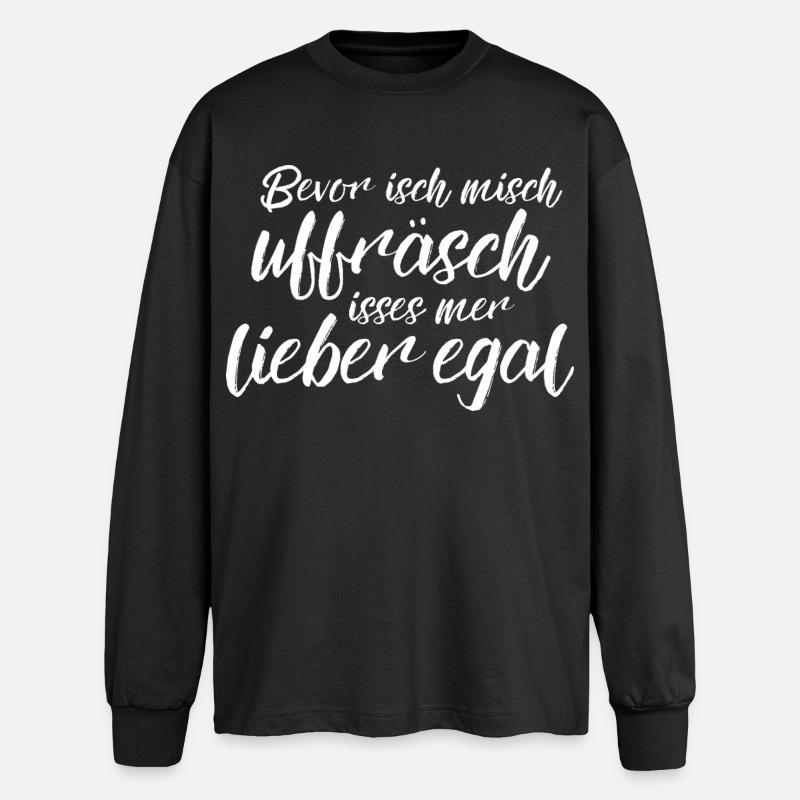 Better no matter - know - Oversized Long Sleeve T-Shirt - black