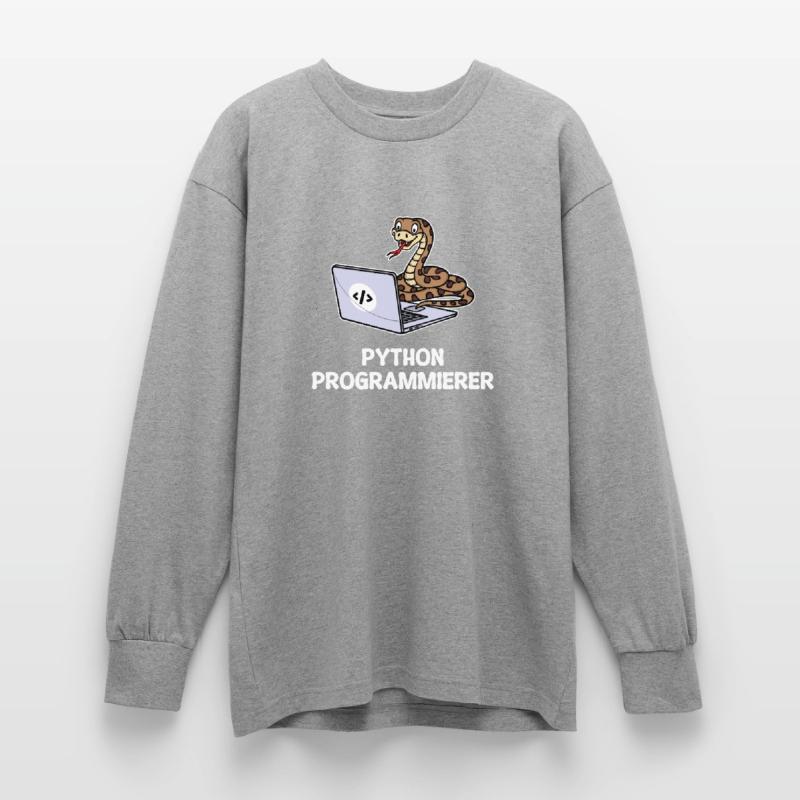 Developer Coden Statement Computer Programmierer Oversized Langarmshirt 