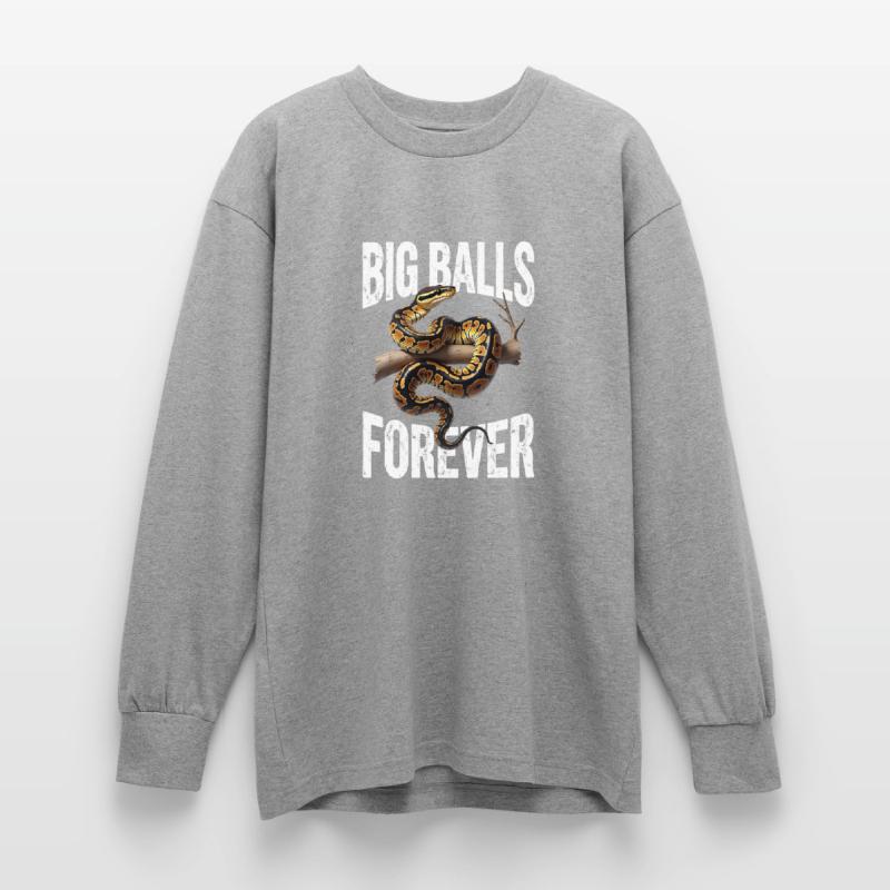 Python roi Serpents Amateurs de terrarium Python T-shirt manches longues oversize