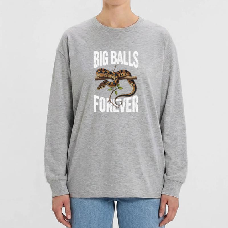 King Python Snakes Lover Terrarium Python Oversized Long Sleeve T-Shirt