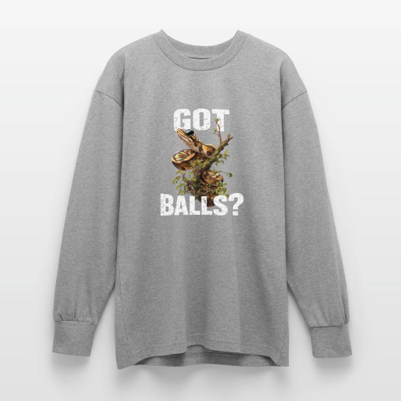 Python roi Serpents Amateurs de terrarium Python T-shirt manches longues oversize