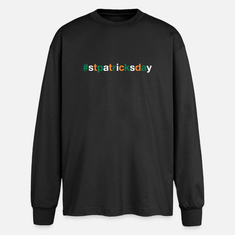 ST PATRICKS DAY - Oversized Langarmshirt  - Schwarz