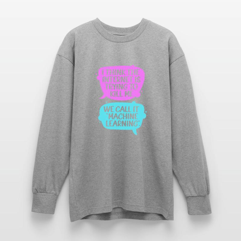 GPT Programmierer Coder Oversized Langarmshirt 