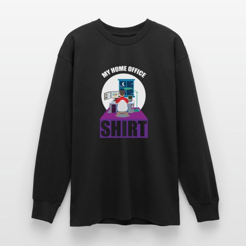 Codeur de nuit Programmeur Graphique de bureau T-shirt manches longues oversize