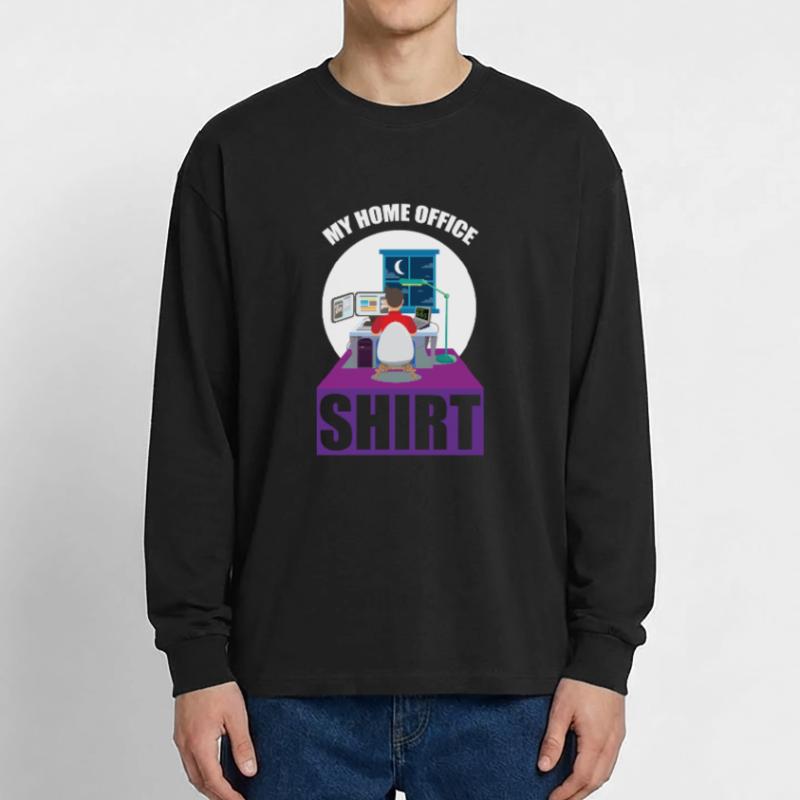 Codeur de nuit Programmeur Graphique de bureau T-shirt manches longues oversize