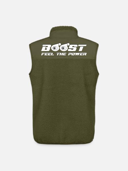 Boost Turbo - Unisex Sherpa Gilet by Stanley/Stella - khaki