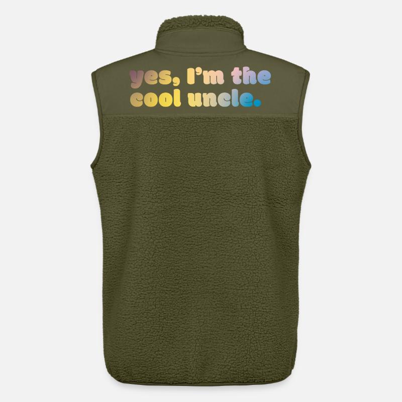 Cool Uncle Statement - Unisex Sherpaweste von Stanley/Stella - Khaki