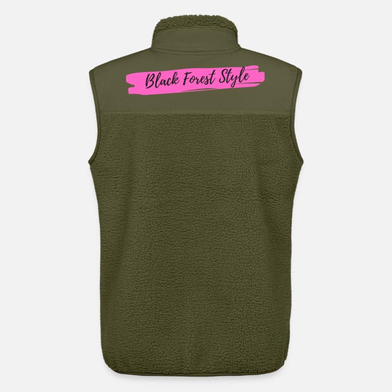 Black Forest Style Pink - Unisex Sherpaweste von Stanley/Stella - Khaki