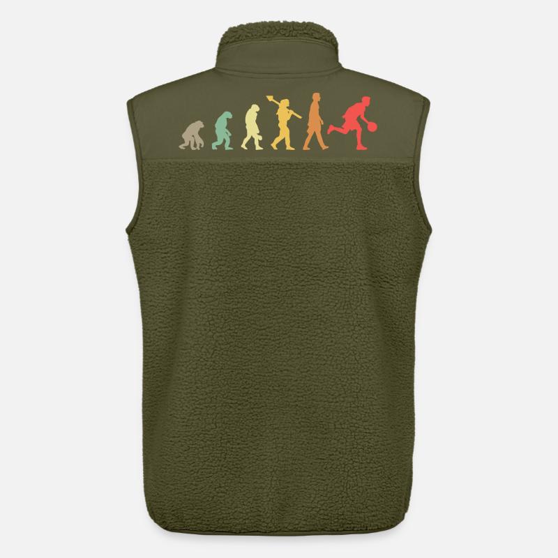 Evolution Basketball - Unisex Sherpaweste von Stanley/Stella - Khaki