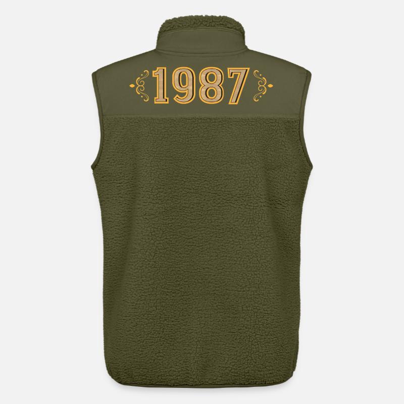 Legende seit 1987, Retro 1987 - Unisex Sherpaweste von Stanley/Stella - Khaki