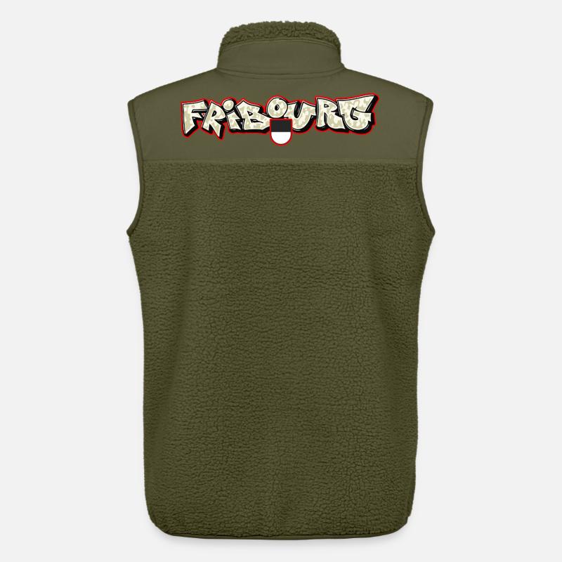 Fribourg Graffiti - Unisex Sherpaweste von Stanley/Stella - Khaki