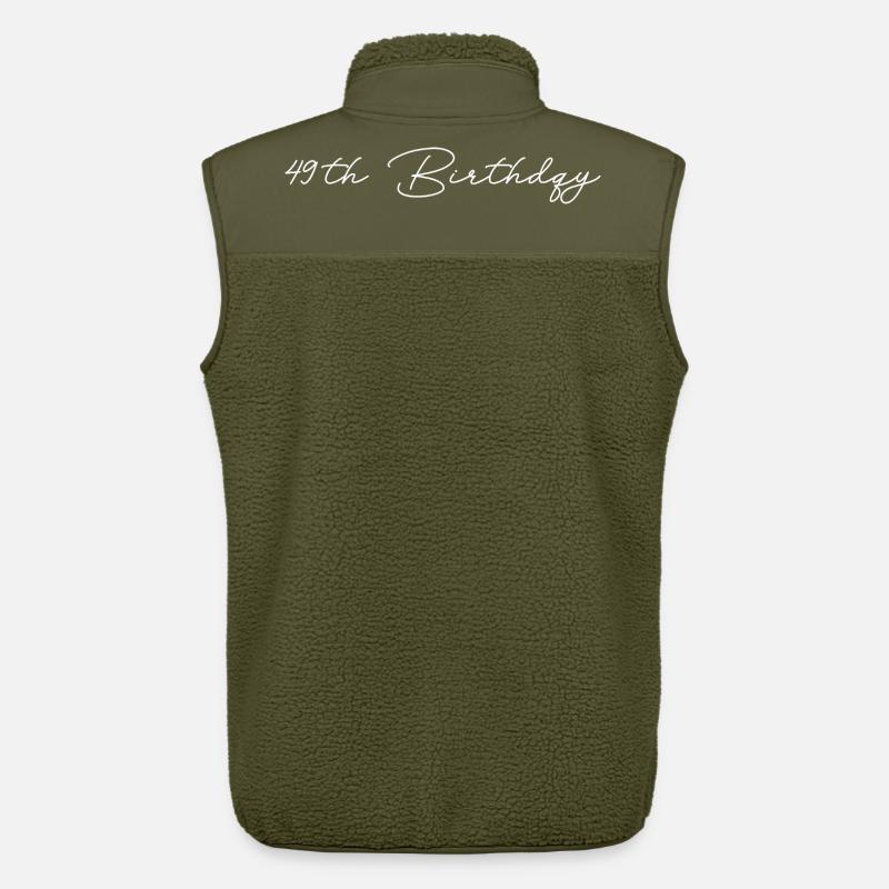 49th Birthday - Unisex Sherpaweste von Stanley/Stella - Khaki