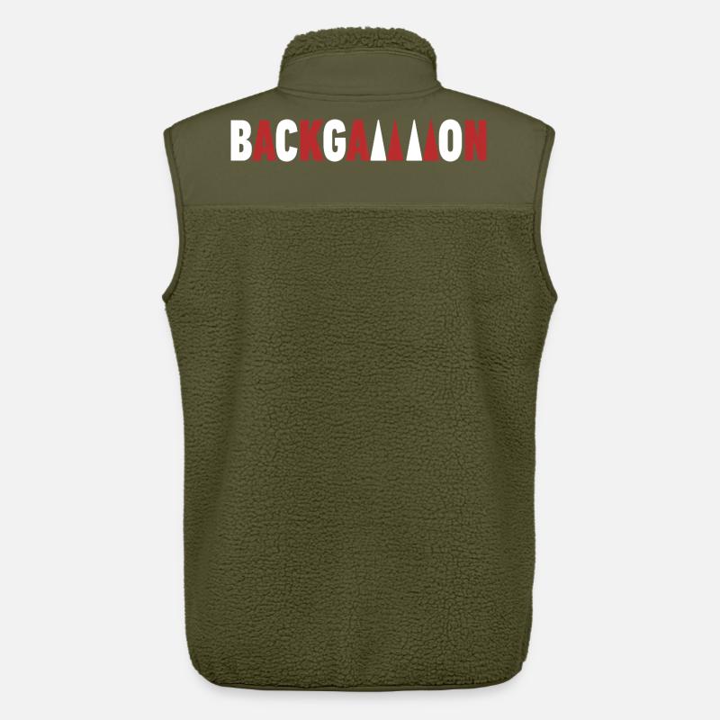 Backgammon - Unisex Sherpaweste von Stanley/Stella - Khaki