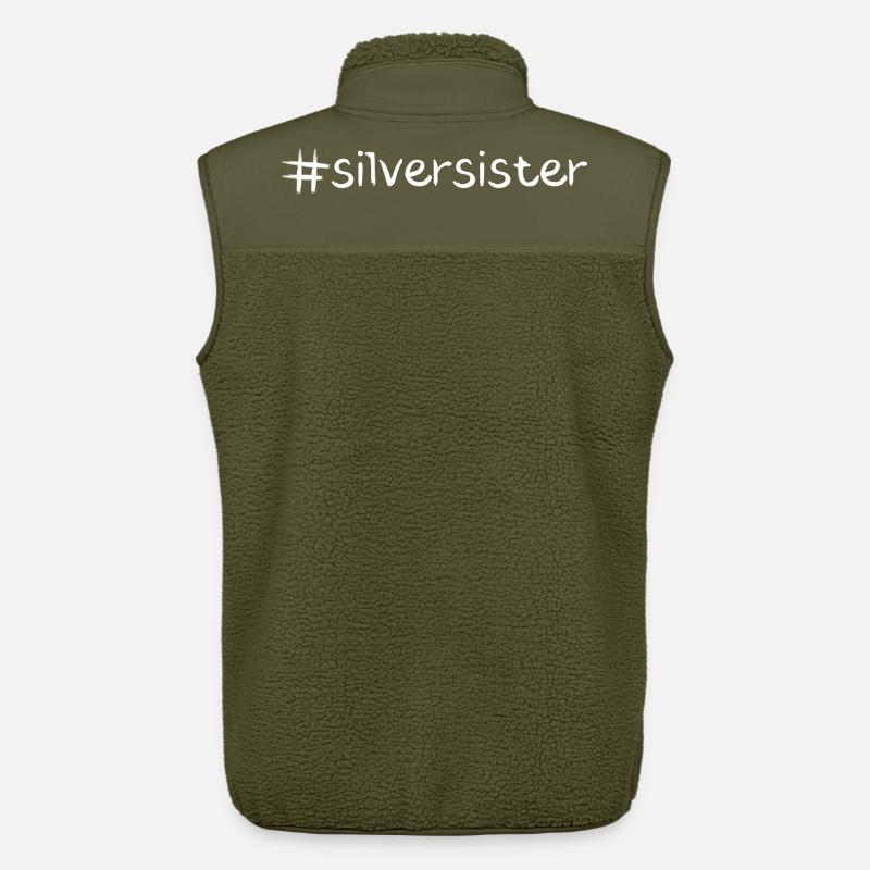 SilverSister - Unisex Sherpaweste von Stanley/Stella - Khaki