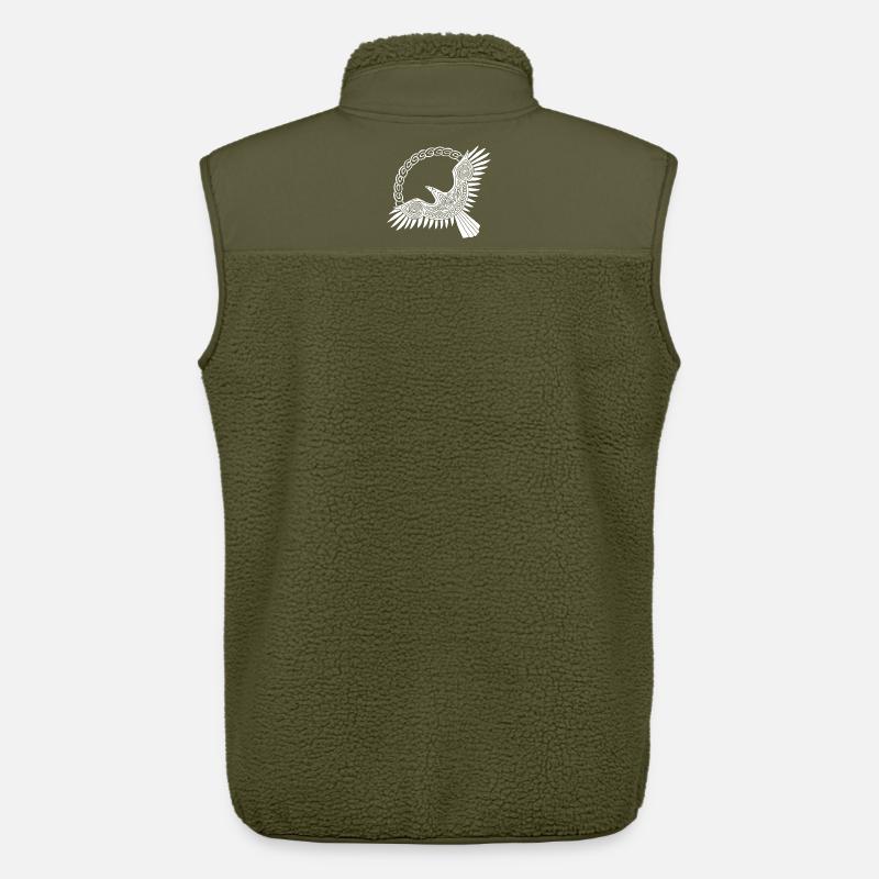Weißer Wikinger-Adler - Unisex Sherpaweste von Stanley/Stella - Khaki