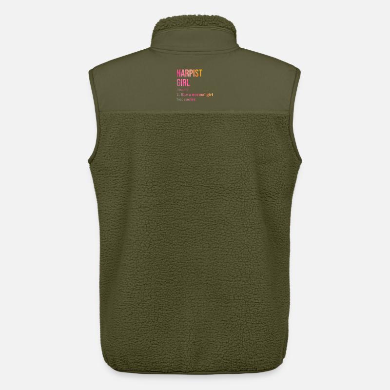 Harfe - Unisex Sherpaweste von Stanley/Stella - Khaki