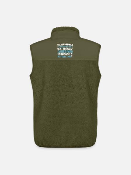 Beste Pflegerin Der Welt Design - Unisex Sherpaweste von Stanley/Stella - Khaki