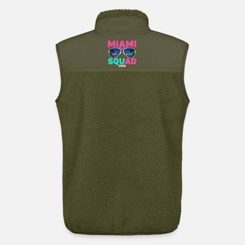 Miami Squad 2026 - Unisex Sherpaweste von Stanley/Stella - Khaki