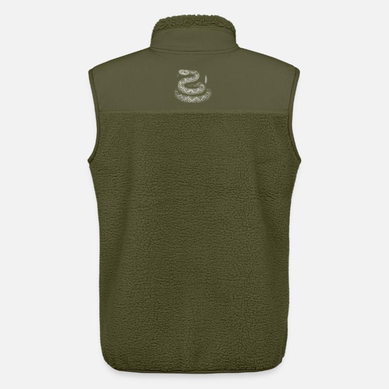 Snake - Unisex Sherpa Gilet by Stanley/Stella - khaki