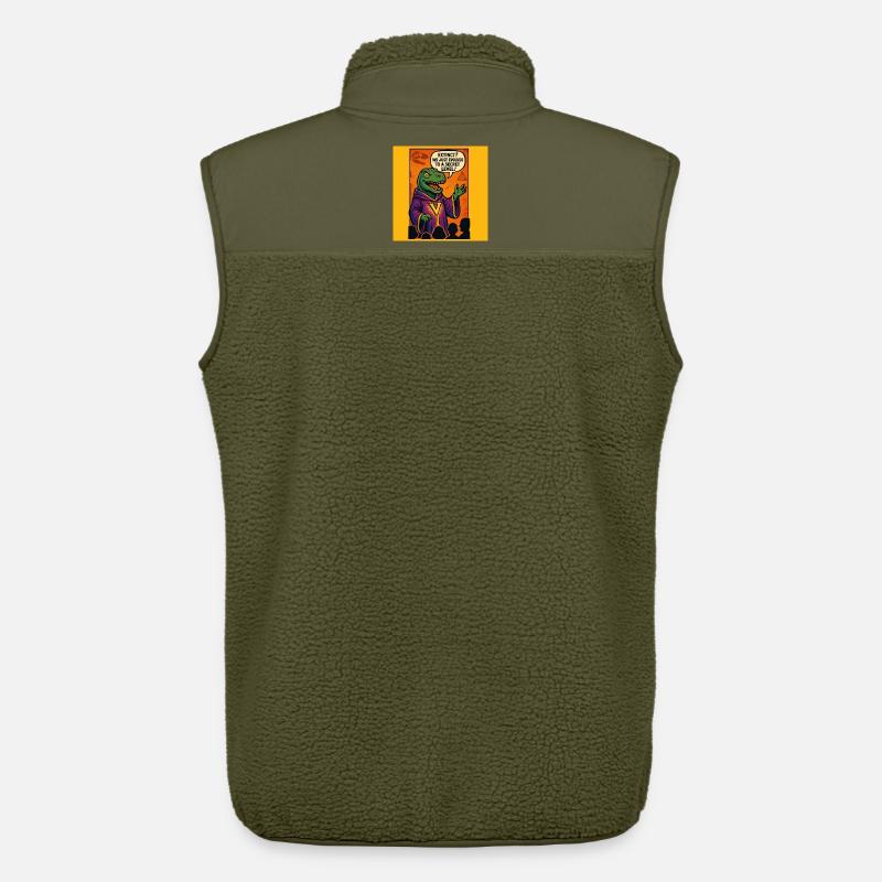 V-Raptor: Evolution auf Geheimstufe - Unisex Sherpaweste von Stanley/Stella - Khaki