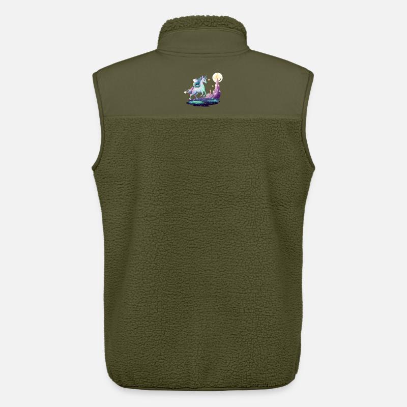 Mondturm Einhorntraum - Unisex Sherpaweste von Stanley/Stella - Khaki