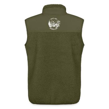Heute Hier Morgen Dort Vanlife - Unisex Sherpaweste von Stanley/Stella - Khaki - Hinten - AI Model Male 178 light (178cm)