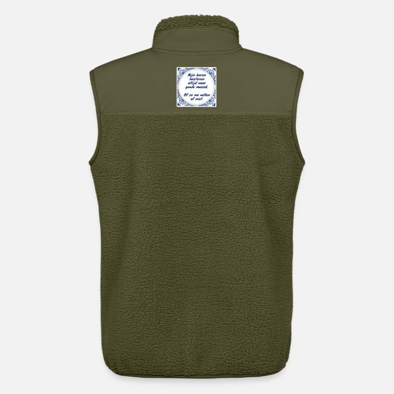 Nachbarn hören immer gute Musik # - Unisex Sherpaweste von Stanley/Stella - Khaki